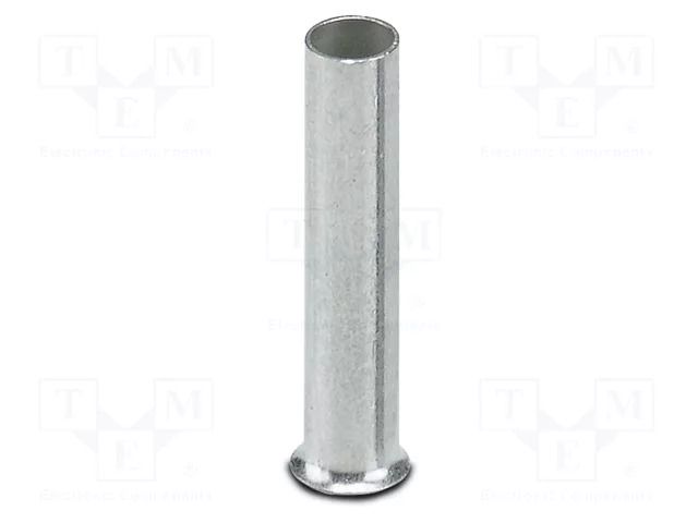 Tip: bootlace ferrule; non-insulated; copper; 2.5mm2; tinned; 12mm PHOENIX CONTACT A2.5-12