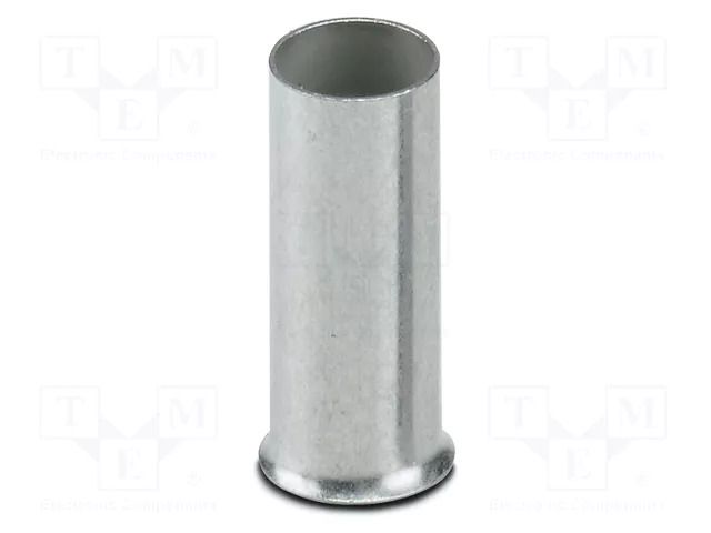 Tip: bootlace ferrule; non-insulated; copper; 10mm2; tinned; 12mm PHOENIX CONTACT A10-12