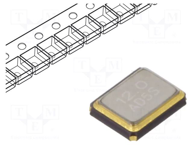 Resonator: quartz; 12MHz; 10pF; SMD; 2.3mmx2.5mmx800um; ±30% ABRACON ABM8-272-T3