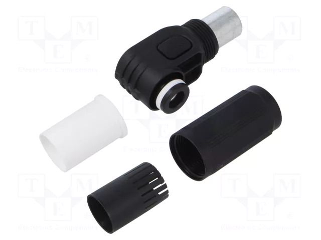 Connector: DC supply; plug; ES-250A; 1.5kV; PIN: 1; IP67; for cable DEGSON ELECTRONICS ESP-250A-70-BK