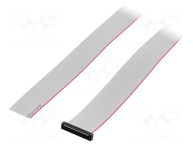 Ribbon cable with IDC connectors; IDC,wires; Tape ph: 0.64mm SAMTEC FFSD17S330001N