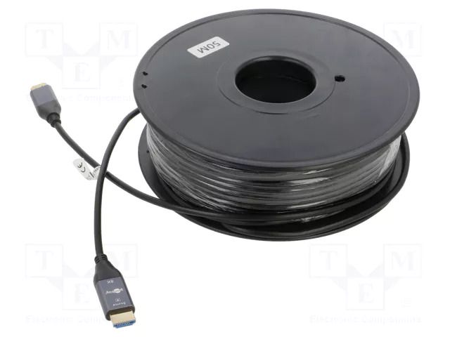 Cable; HDMI plug,both sides; PVC; HDCP 2.2,HDMI 2.1,optical Goobay GOOBAY-76278