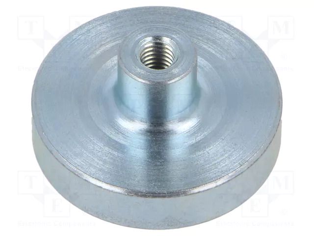 Magnet: permanent; samarium, cobalt; 220N; Ø: 32mm; H: 15.5mm; steel ELESA+GANTER GN50.2-SC-32-7-M5