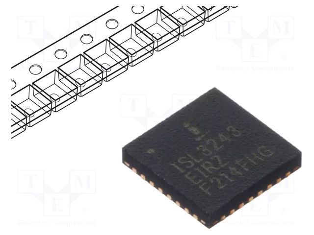 IC: interface; transceiver; RS232; 250kbps; QFN32; 2.7÷3.6VDC RENESAS ISL3243EIRZ