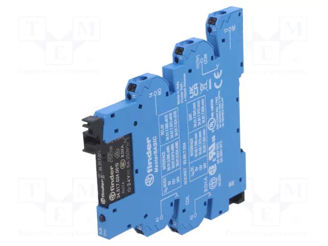 Relay: interface; Ucoil: 24VAC,24VDC; 6A/250VAC; 6A/24VDC; 300VA FINDER 39.01.0.024.0060
