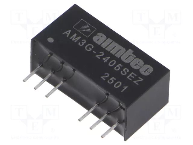Converter: DC/DC; 3W; Uin: 18÷36VDC; Uout: 5VDC; Iout: 600mA; SIP8 AIMTEC AM3G-2405SEZ