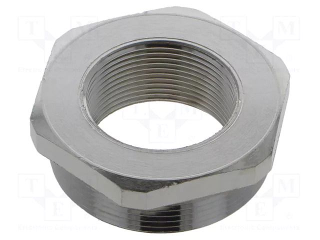 Thread adapter; Int.thread: M32; Ext.thread: PG36; brass HELLERMANNTYTON CNV-PG36-M32
