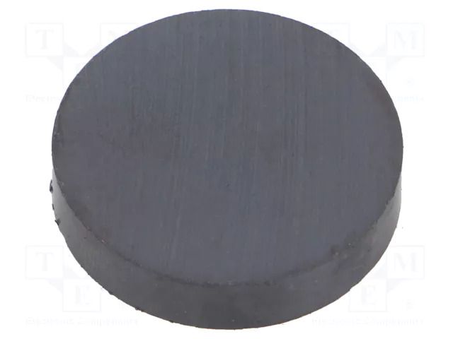 Magnet: permanent; hard ferrite; 10N; Ø: 28mm; H: 6mm ELESA+GANTER GN55.2-HF-28-6
