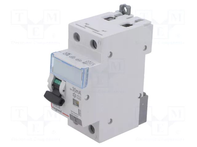 RCBO breaker; Inom: 10A; Ires: 30mA; Max surge current: 250A; IP20 LEGRAND 410963