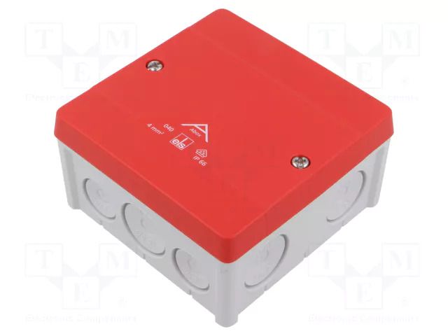 Enclosure: junction box; X: 102mm; Y: 102mm; Z: 57mm; IP66; grey; ABOX SPELSBERG ABOX-040-L/SB