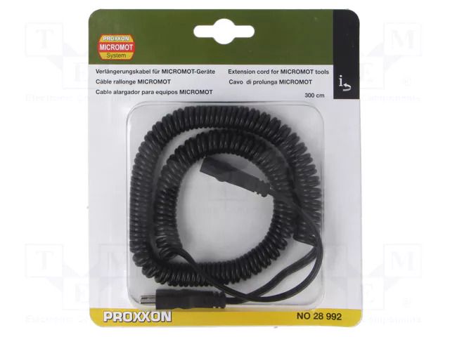Extension cable; 3m PROXXON PR28992