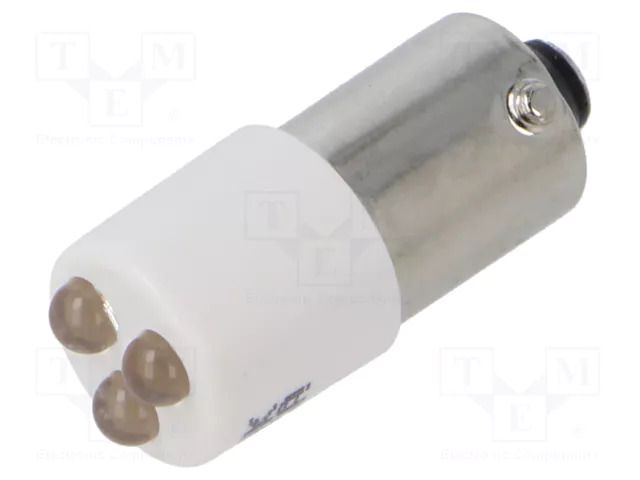LED lamp; white; BA9S,T10; 130VDC; plastic; -20÷60°C CML INNOVATIVE TECHNOLOGIES 1862813W3