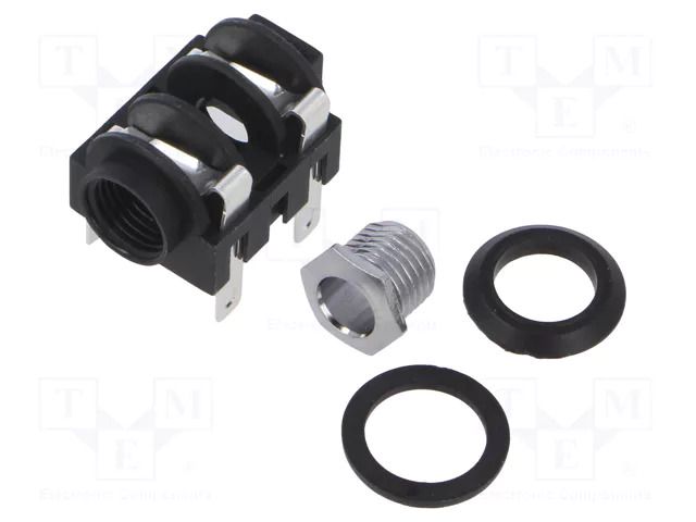 Female; on PCBs; socket; straight NEUTRIK NTR-NMJ4HC-S