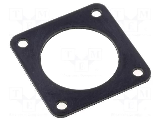 Socket gasket; flange (4 holes); size 16S; 97,MS/DS AMPHENOL BMA31-16