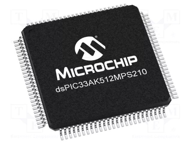 IC: dsPIC microcontroller; 512kB; 64kBRAM; TQFP100; 3÷3.6VDC MICROCHIP TECHNOLOGY 33AK512MPS210-I/PT