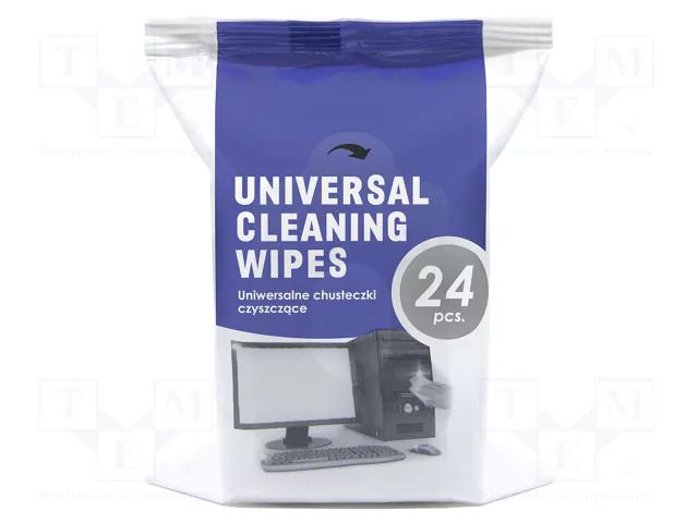 Cleaning cloth: cloth; 24pcs; 220x160mm; cleaning AG TERMOPASTY UNIWIPES-24