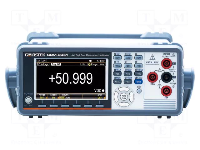 Benchtop multimeter; LCD TFT 4,3"; 5 digits (50000); True RMS GW INSTEK GDM-9041