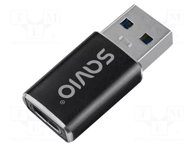Adapter; OTG,USB 3.1; USB A plug,USB C socket; Features: PnP SAVIO SAVAK-81