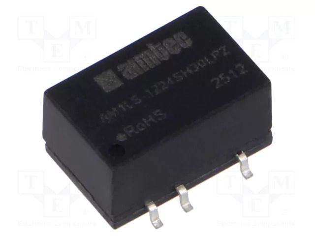 Converter: DC/DC; 1W; Uin: 10.8÷13.2VDC; Uout: 24VDC; Iin: 99mA; SMD AIMTEC AM1LS-1224SH30LPZ