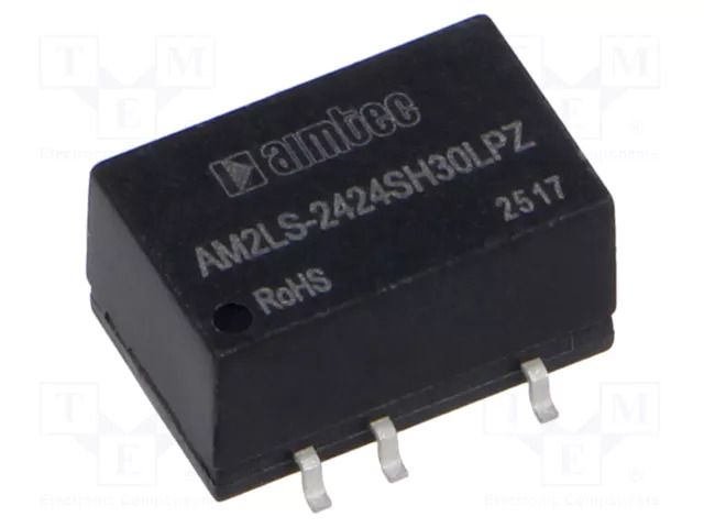 Converter: DC/DC; 2W; Uin: 21.6÷26.4VDC; Uout: 24VDC; Iin: 98mA; SMD AIMTEC AM2LS-2424SH30LPZ