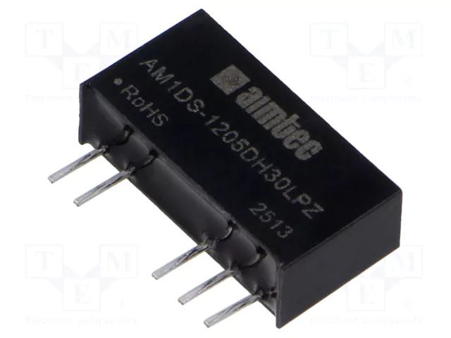 Converter: DC/DC; 1W; Uin: 10.8÷13.2VDC; Uout: 5VDC; Uout2: -5VDC AIMTEC AM1DS-1205DH30LPZ