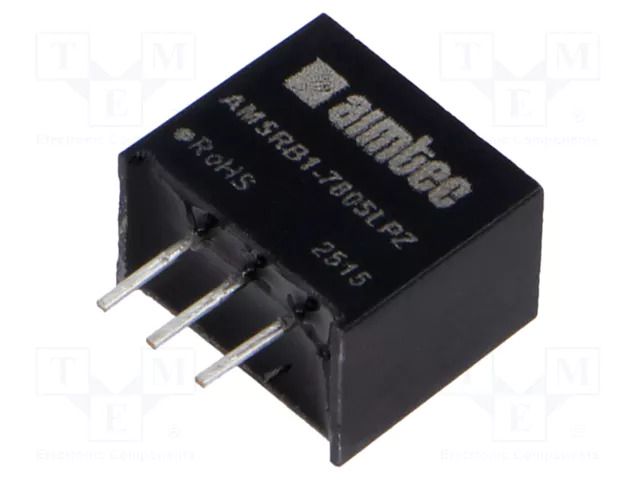 Converter: DC/DC; 15W; Uin: 8÷27VDC,8÷36VDC; Uout: 5VDC; Iout: 1A AIMTEC AMSRB1-7805LPZ
