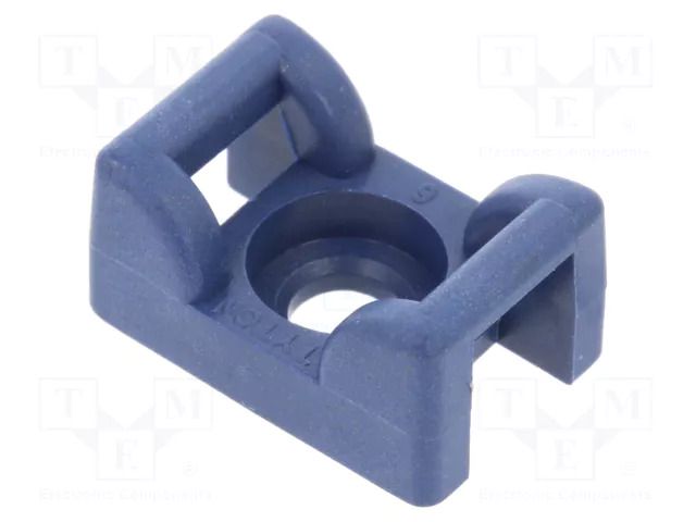 Holder; screw; blue; cable ties HELLERMANNTYTON MCKR6G5-PA66MP+-BU