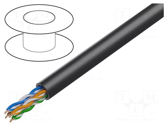 Wire; U/UTP; 4x2x23AWG; 6; for direct burial,outdoor; wire; Cu DIGITUS DK-1611-V-05-OD