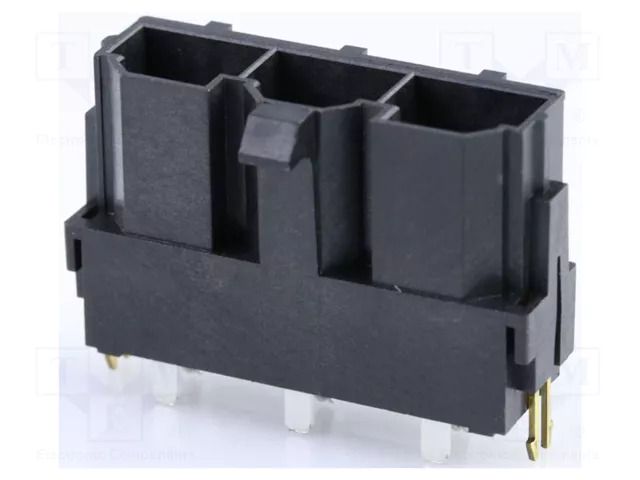 Connector: wire-board; socket; male; PIN: 3; Mini-Fit Sr; 600V; THT MOLEX MX-42819-3213
