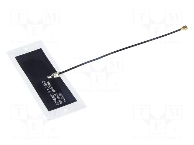 Antenna; Bluetooth,GNSS,WiFi; 3.25dBi; linear; 53x18x0.1mm; U.FL MOLEX 1461860250