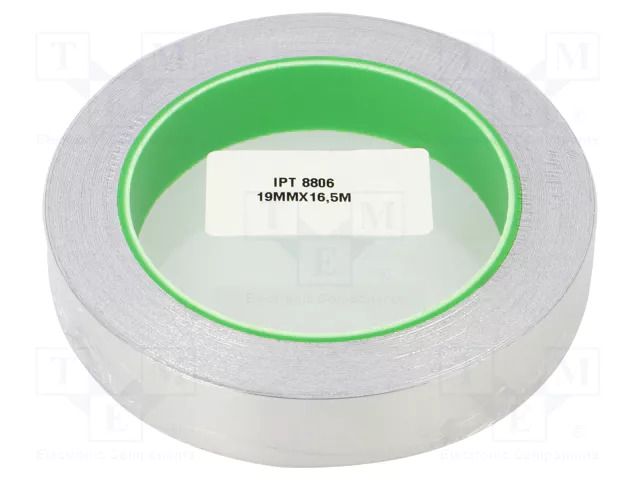 Tape: shielding; W: 19mm; L: 16.5m; Thk: 0.078mm; acrylic conductive IPT AL40C-19MM-16.5M