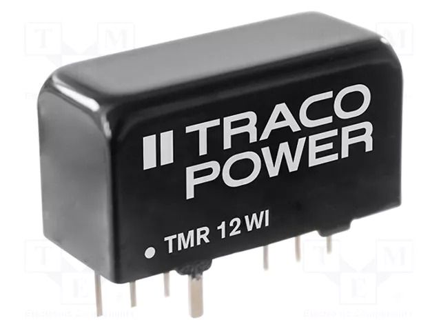 Converter: DC/DC; 12W; Uin: 9÷36VDC; Uout: 24VDC; Iout: 500mA; SIP8 TRACO POWER TMR12-2415WI