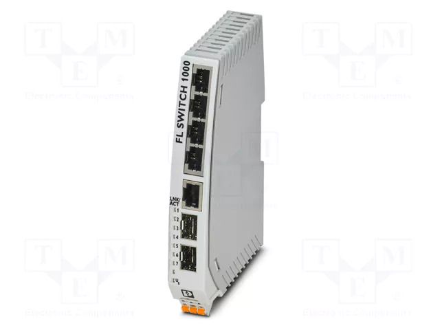 Switch Ethernet; unmanaged; Number of ports: 7; 9÷32VDC; IP30 PHOENIX CONTACT 1085171