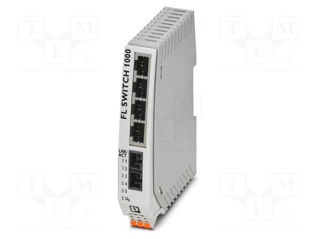 Switch Ethernet; unmanaged; Number of ports: 5; 9÷32VDC; IP30 PHOENIX CONTACT 1084159