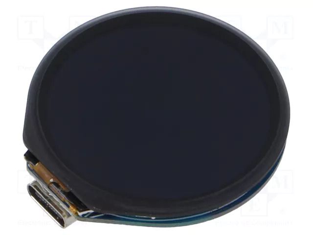 Display: LCD; graphical; 240x240; 1.28"; USB C; Touchpad: yes WAVESHARE WSH-25098