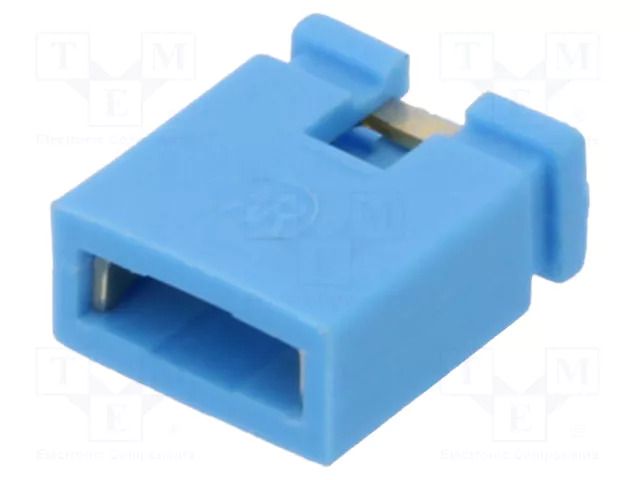 Connector: pin strips; jumper; female; 2.54mm; 1x2; black SAMTEC SNT-100-BL-G