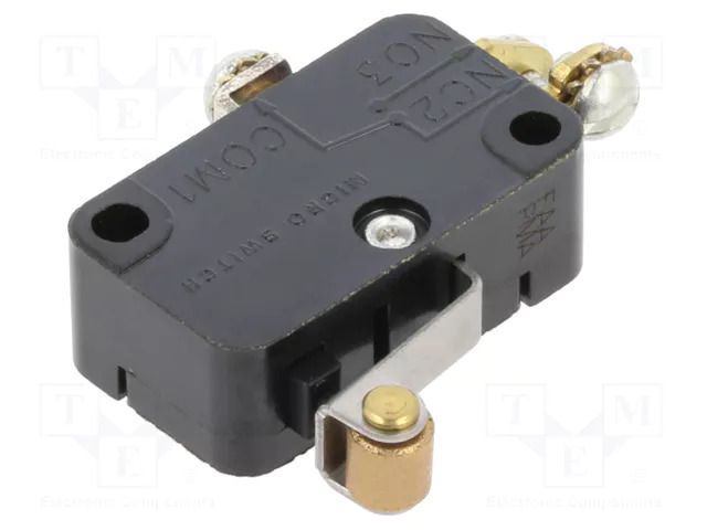 Microswitch SNAP ACTION; 10A/250VAC; with lever (with roller) HONEYWELL V3L-2228