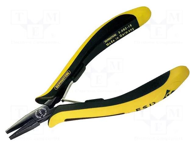 Pliers; flat; ESD; 130mm BERNSTEIN BRN-3-682-15