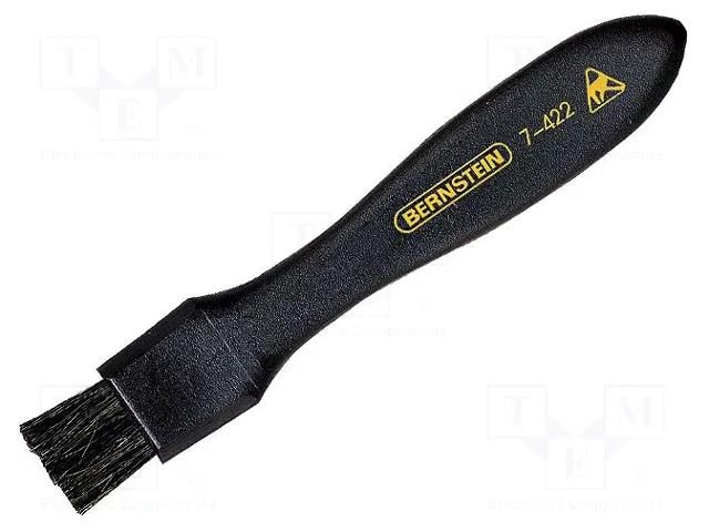 Brush; ESD; L: 147mm; W: 20mm; electrically conductive material BERNSTEIN BRN-7-422