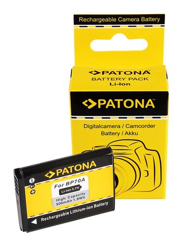 Battery f. Samsung ES-65, ES-70, PL-80, PL-100, SL-50, PATONA 1080 4260226324052