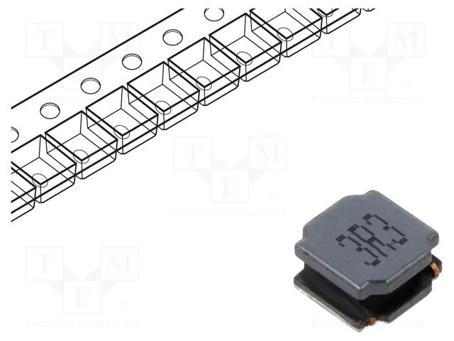 Inductor: wire; SMD; 3.3uH; Ioper: 5.1A; 19.5mΩ; ±20%; 8x8x4.2mm JANTEK JNR8040-3R3M-M
