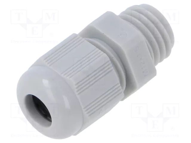 Cable gland; M12; 1.5; IP68; polyamide 6; light grey; HELUTOP® HT HELUKABEL HELU-903532