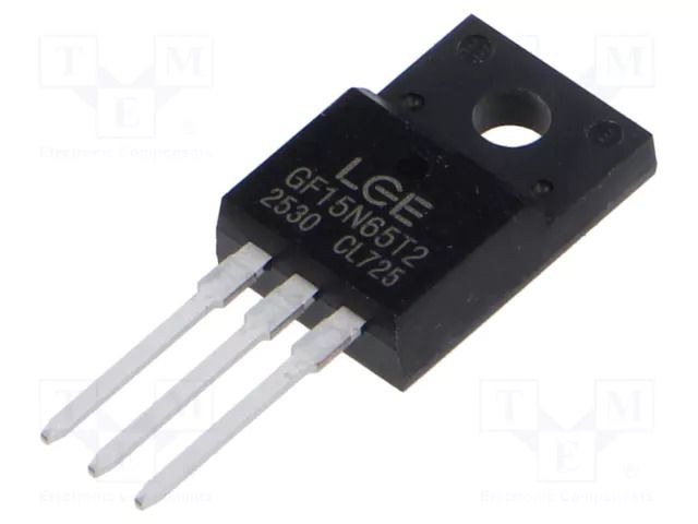 Transistor: IGBT; 650V; 15A; 30.6W; TO220FP LUGUANG ELECTRONIC LGEGF15N65T2