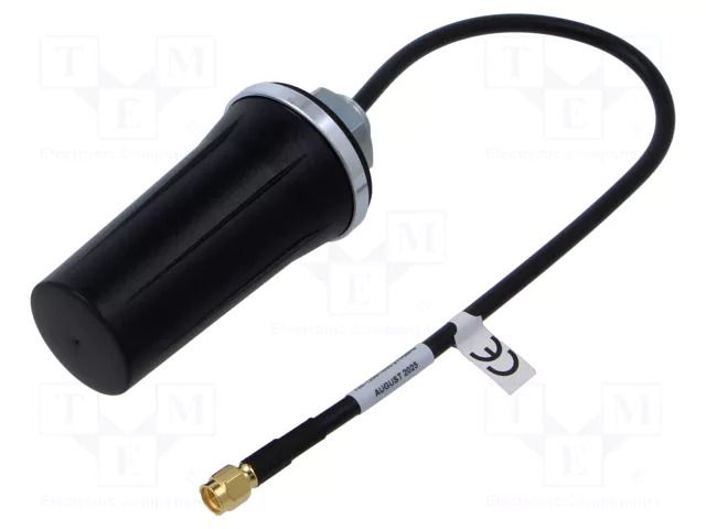Antenna; 2G,3G,4G,GSM,LTE; 5dBi; screw type; 750MHz÷2.7GHz; 300mm MOBILEMARK RMM-UMB-3C-BLK-12