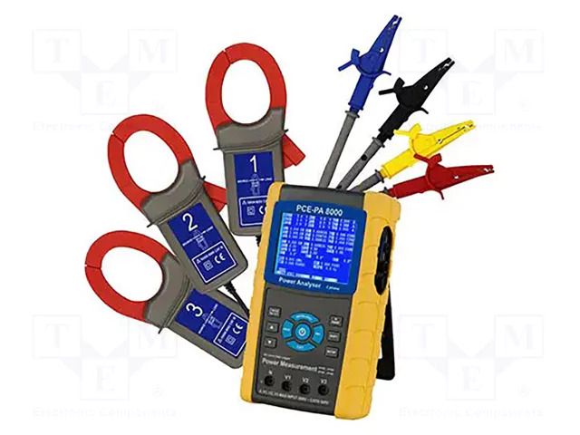 Meter: power quality analyser; LCD 3,7"; Interface: RS232,USB PCE INSTRUMENTS PCE-PA8000