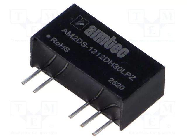 Converter: DC/DC; 2W; Uin: 10.8÷13.2VDC; Uout: 12VDC; Uout2: -12VDC AIMTEC AM2DS-1212DH30LPZ