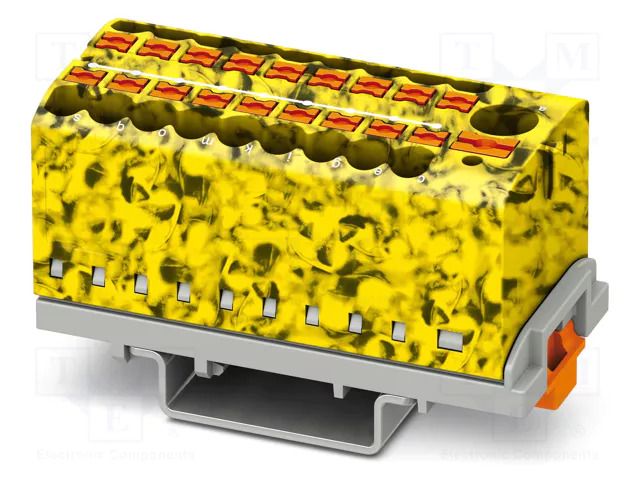 Splice terminal: rail; 24A; 690V; push-in; PA; 0.14÷4mm2; W: 28.6mm PHOENIX CONTACT PTFIX618X25NS35FE