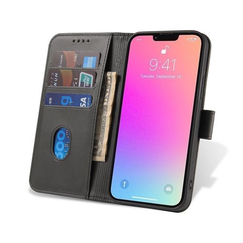 Magnet Case for Google Pixel 7 Pro Cover with Flip Wallet Stand Black, Hurtel 5907769351365 5907769351365
