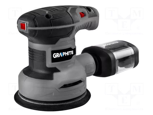 Palm orbital sander; electric; 300W; 230VAC; 7÷13krpm; 125mm GRAPHITE 59G348