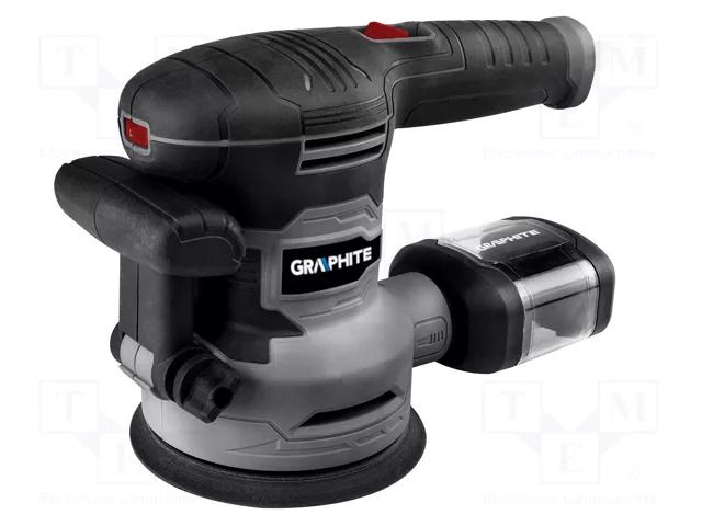 Palm orbital sander; electric; 450W; 230VAC; 7÷13krpm; 125mm GRAPHITE 59G349